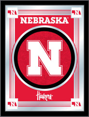 University of Nebraska Cornhuskers Logo Mirror | University of Nebraska Cornhuskers Logo Mirror Bar Mirror Hanging Wall Decor