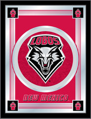 University of New Mexico LobosLogo Mirror | Lobos Bar Mirror Hanging Wall Decor
