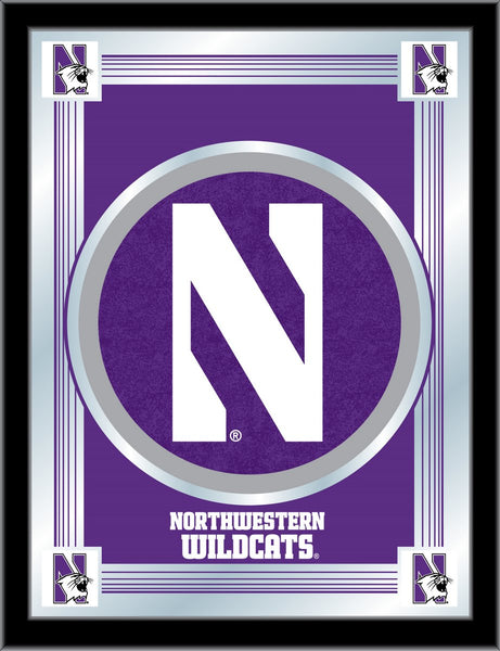 Northwestern Wildcats Logo Mirror