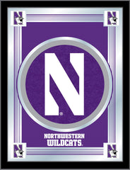 Northwestern Wildcats Logo Mirror by Holland Bar Stool Company