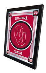 Oklahoma Sooners Logo Mirror Side View by Holland Bar Stool Company