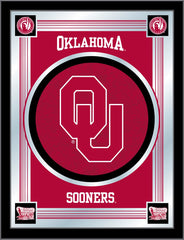Oklahoma Sooners Logo Mirror by Holland Bar Stool Company