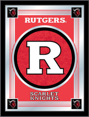 Rutgers Scarlet Knights Logo Mirror by Holland Bar Stool Company