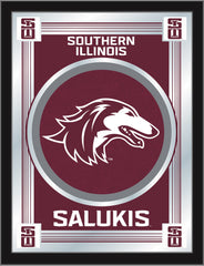 Southern Illinois University Salukis Logo Mirror | Salukis Bar Mirror Hanging Wall Decor