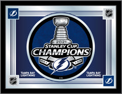 17" X 22" Tampa Bay Lightning 2021 Stanley Cup Logo Mirror