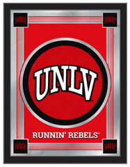 University of Nevada Las Vegas Runnin' Rebels Logo Mirror | Runnin Rebels Bar Mirror Hanging Wall Decor