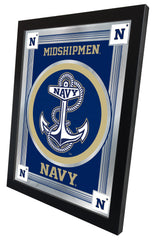 US Navy Midshipmen Academy Logo Mirror Side View by Holland Bar Stool Company