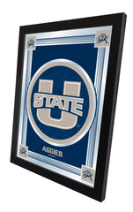 Utah State Aggies Logo Mirror Side View by Holland Bar Stool Company