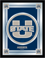 Utah State Aggies Logo Mirror by Holland Bar Stool Company