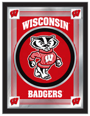 University of Wisconsin Badgers Logo Mirror by Holland Bar Stool Company