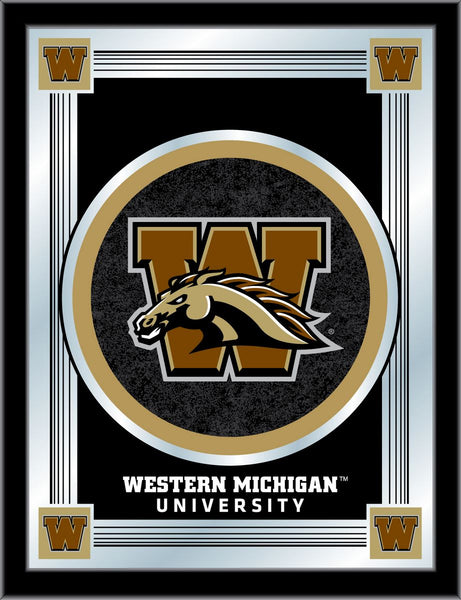 Western Michigan University Broncos Logo Mirror