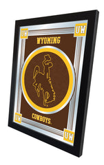 Wyoming Cowboys Logo Mirror Side View by Holland Bar Stool Company
