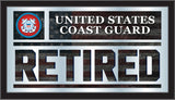 United States Coast Guard Retired Wall Mirror