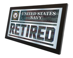 United States Navy Retired Wall Mirror