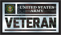 United States Army Veteran Wall Mirror by Holland Bar Stool Company
