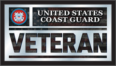 United States Coast Guard Veteran Wall Mirror by Holland Bar Stool Company