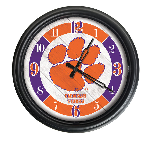 Clemson Tigers Logo LED Clock | LED Outdoor Clock