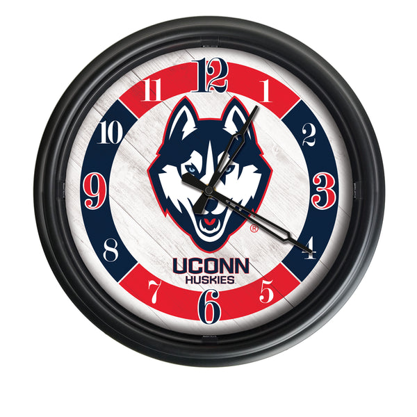 Connecticut Huskies Logo LED Clock | LED Outdoor Clock