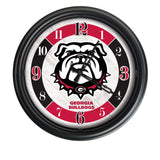 Georgia Bulldogs Logo LED Clock | LED Outdoor Clock