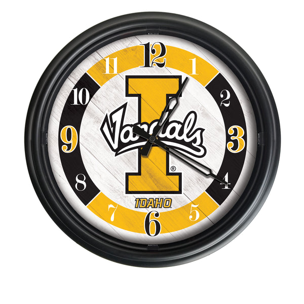 Idaho Vandals Logo LED Clock | LED Outdoor Clock