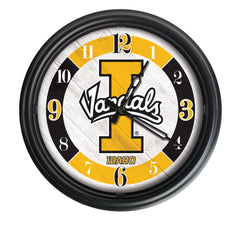 Idaho Vandals Logo Indoor/Outdoor Logo LED Clock from Holland Bar Stool Co Home Sports Decor for gifts