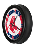 Boston Red Sox Logo LED Clock | MLB LED Outdoor Clock