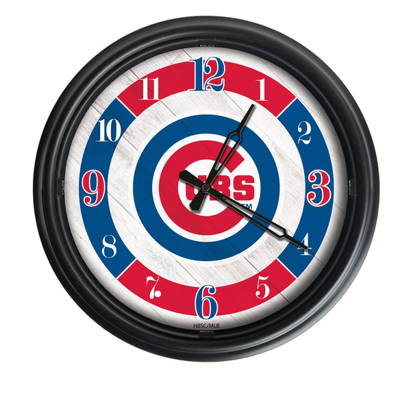 Chicago Cubs Logo LED Clock | MLB LED Outdoor Clock
