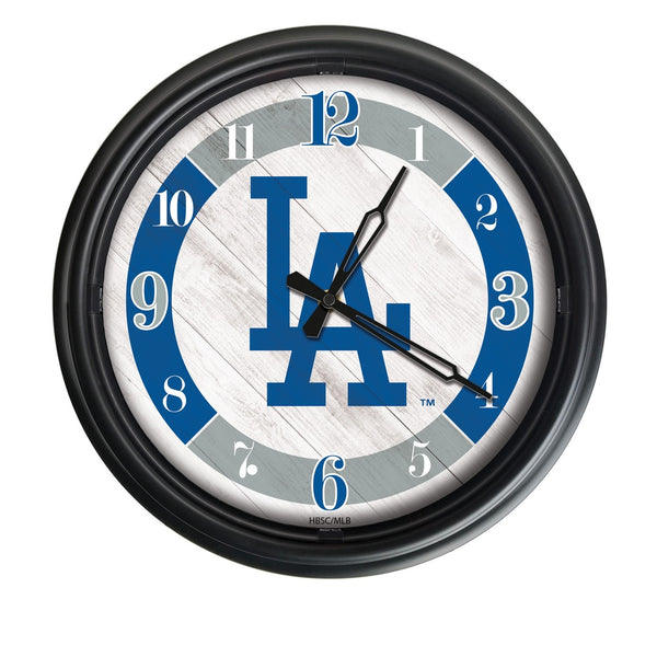 Los Angeles Dodgers Logo LED Clock | MLB LED Outdoor Clock