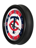 Minnesota Twins Logo LED Clock | MLB LED Outdoor Clock