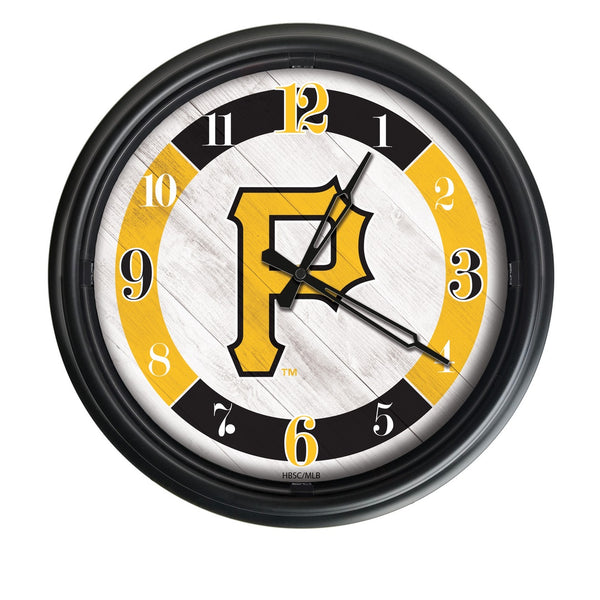 Pittsburgh Pirates Logo LED Clock | MLB LED Outdoor Clock
