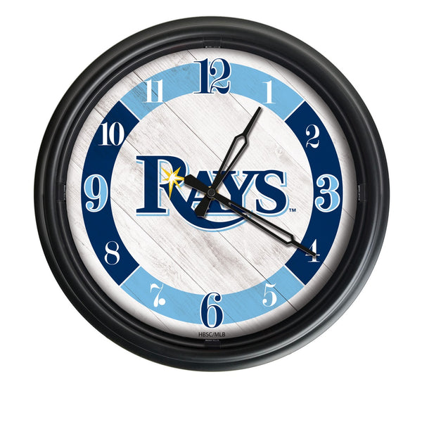 Tampa Bay Rays Logo LED Clock | MLB LED Outdoor Clock