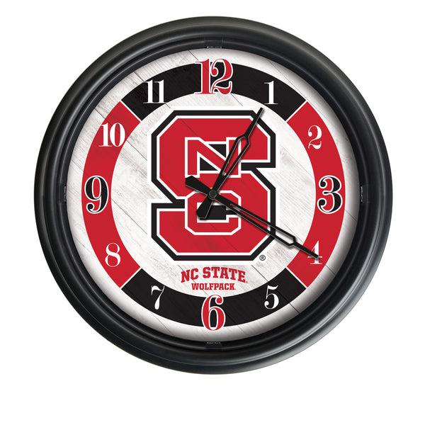 North Carolina State Wolfpack Logo LED Clock | LED Outdoor Clock