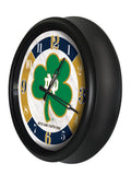 Notre Dame Shamrock Logo LED Clock | LED Outdoor Clock