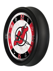 New Jersey Devils Logo LED Clock | LED Outdoor Clock