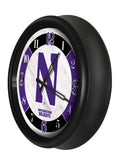 Northwestern Wildcats Logo LED Clock | LED Outdoor Clock