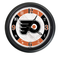 Philadelphia Flyers Logo Indoor/Outdoor Logo LED Clock from Holland Bar Stool Co Home Sports Decor for gifts