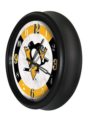 Pittsburgh Penguins Logo LED Clock | LED Outdoor Clock