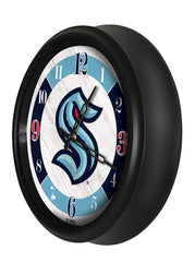 Seattle Kraken Logo LED Clock | LED Outdoor Clock