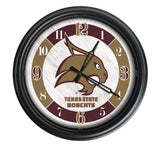 Texas State Bobcats Logo LED Clock | LED Outdoor Clock