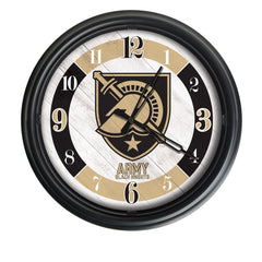 US Military Academy Army Black Knights Logo LED Outdoor Clock by Holland Bar Stool Company Home Sports Decor Gift Idea