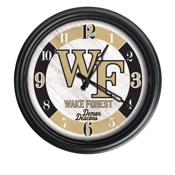 Wake Forest Demon Deacons Logo LED Clock | LED Outdoor Clock