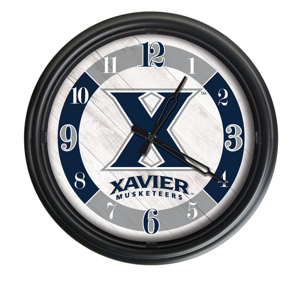 Xavier Musketeers Logo LED Clock | LED Outdoor Clock