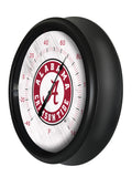 University of Alabama (Script A) Logo LED Thermometer | LED Outdoor Thermometer