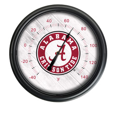 University of Alabama (Script A) Officially Licensed Logo Indoor - Outdoor LED Thermometer