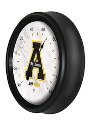 Appalachian State University Logo LED Thermometer | LED Outdoor Thermometer