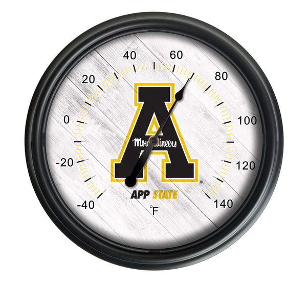 Appalachian State University Logo LED Thermometer | LED Outdoor Thermometer