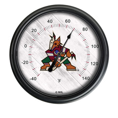 Arizona Coyotes Logo LED Thermometer | LED Outdoor Thermometer