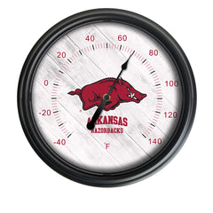 University of Arkansas Officially Licensed Logo Indoor - Outdoor LED Thermometer