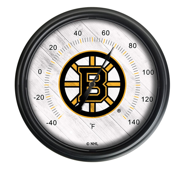 Boston Bruins Logo LED Thermometer | LED Outdoor Thermometer