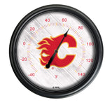 Calgary Flames Logo LED Thermometer | LED Outdoor Thermometer